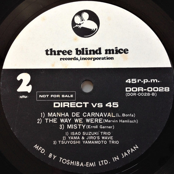 DAM Original Professional Record Direct Vs 45