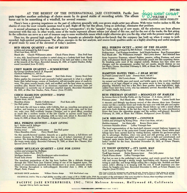 Jazz West Coast, Volume 2