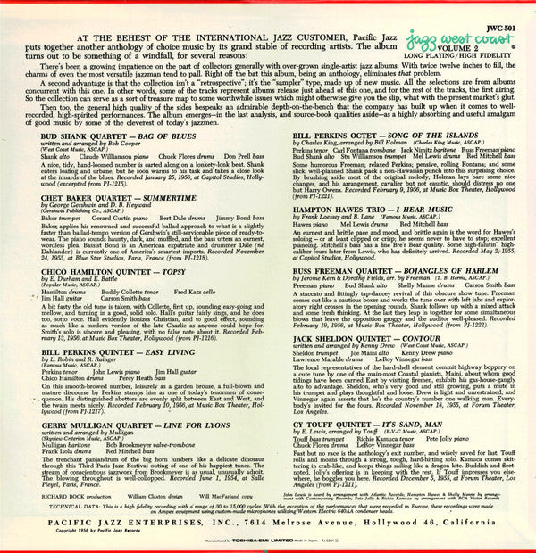 Jazz West Coast, Volume 2