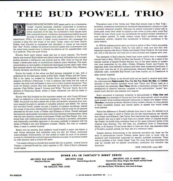 The Bud Powell Trio