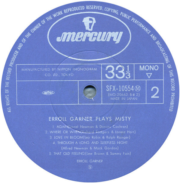 Erroll Garner Plays Misty