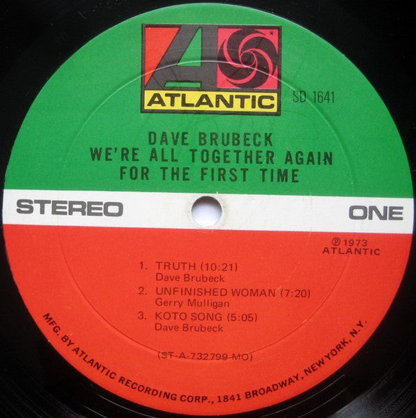 We're All Together Again For The First Time