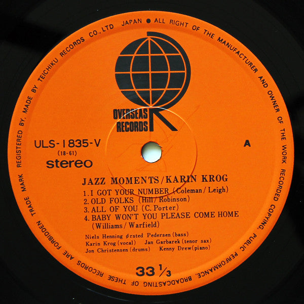 Jazz Moments With Karin Krog