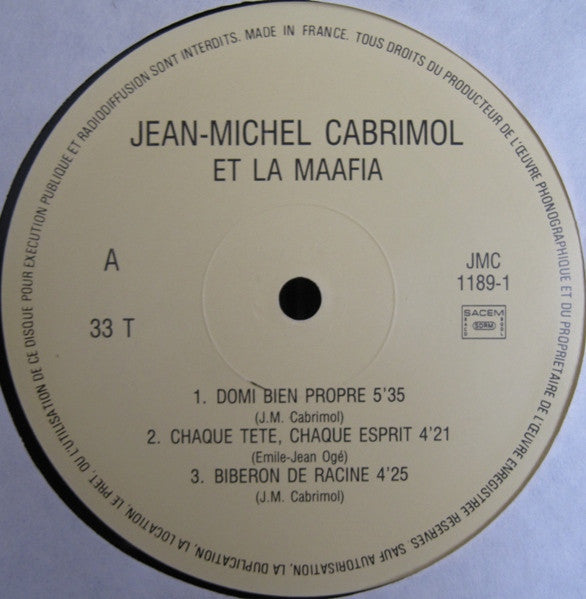 Jean-Michel Cabrimol Et La Maafia