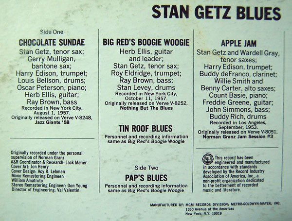 Stan Getz Blues
