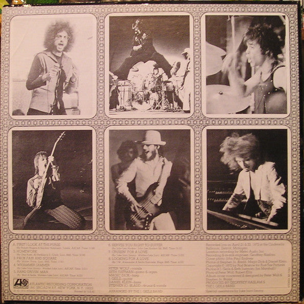 Release: "Live" Full House-Vinyl-US-1972-SD 7241-1143689