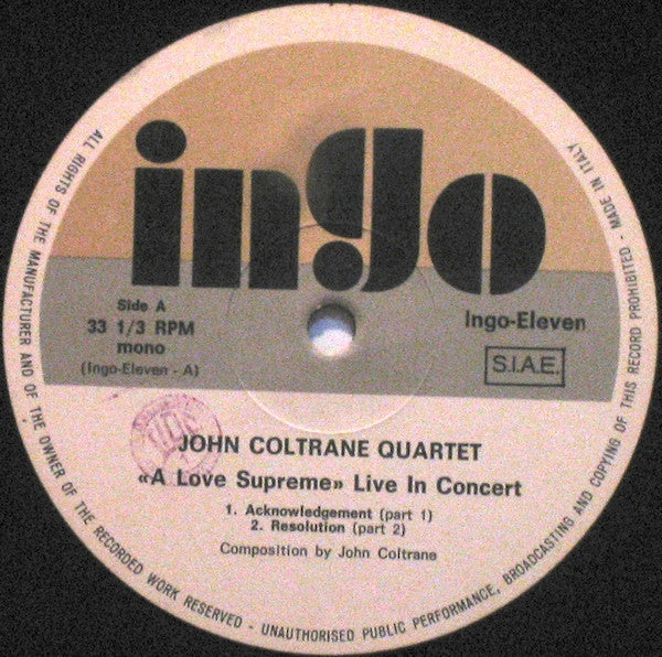 "A Love Supreme" Live In Concert