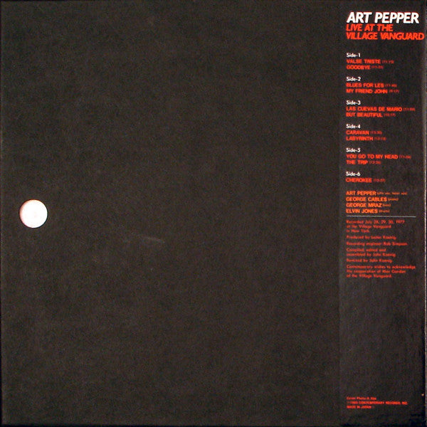 Live At The Village Vanguard