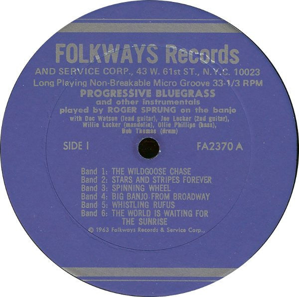 Progressive Bluegrass 1 And Other Instrumentals