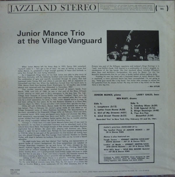 At The Village Vanguard