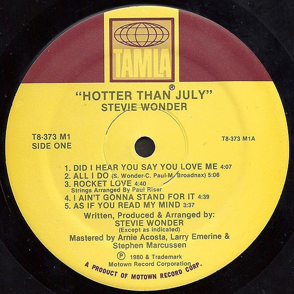Hotter Than July