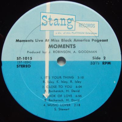 Live At The Miss Black America Pageant