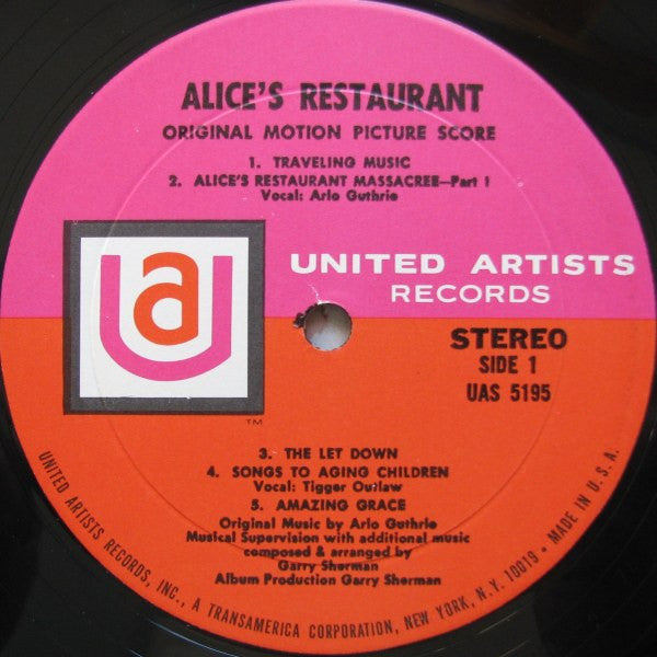 Alice's Restaurant (Original Motion Picture Score)