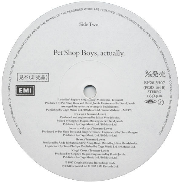 Actually = 哀しみの天使