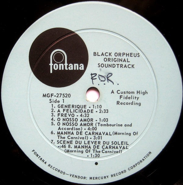 The Original Soundtrack From The Film Black Orpheus