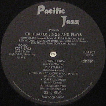 Sings And Plays With Bud Shank, Russ Freeman And Strings