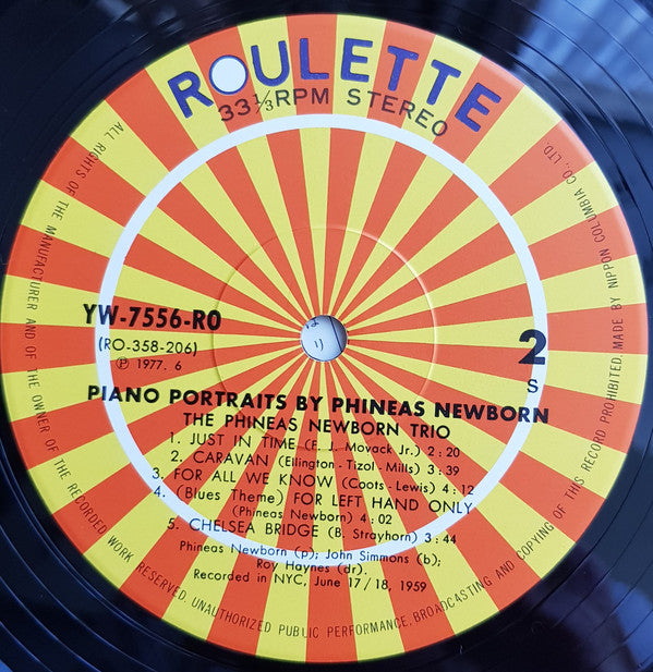 Piano Portraits By Phineas Newborn