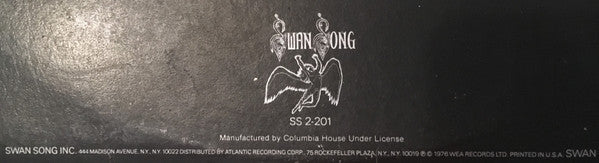 The Soundtrack From The Film The Song Remains The Same
