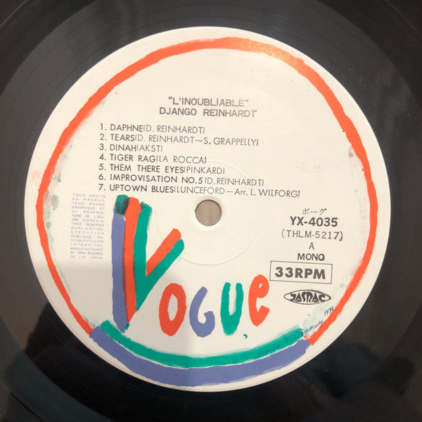 L'inoubliable Django Reinhardt