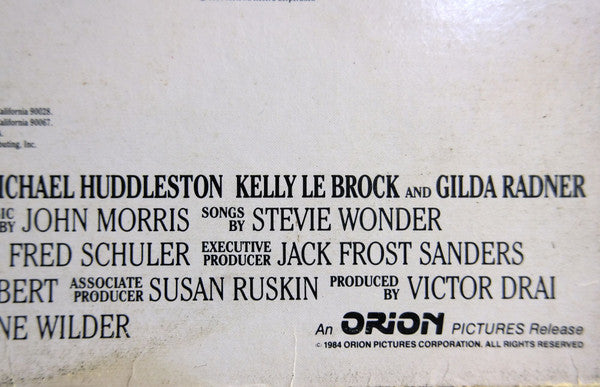 Selections From The Original Motion Picture Soundtrack "The Woman In Red"