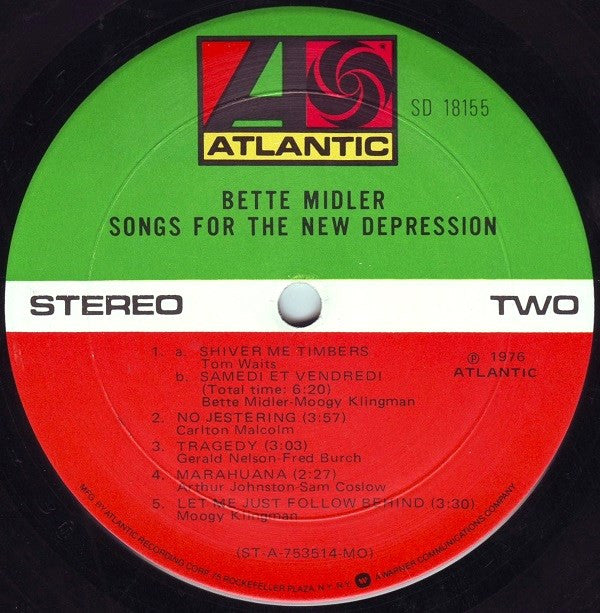 Songs For The New Depression