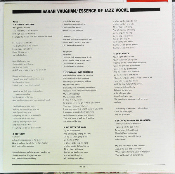 Essence of Jazz Vocal