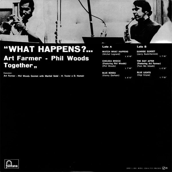 What Happens?... Art Farmer - Phil Woods Together