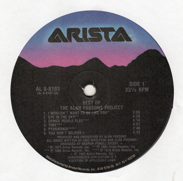 The Best Of The Alan Parsons Project