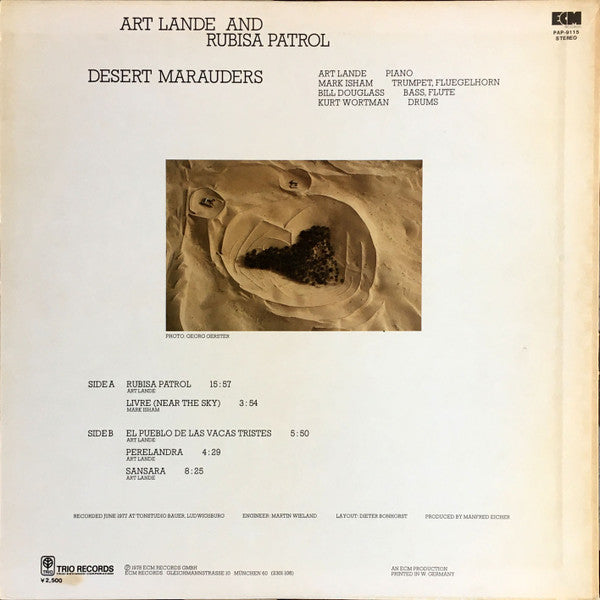 Master Release: Desert Marauders by Art Lande