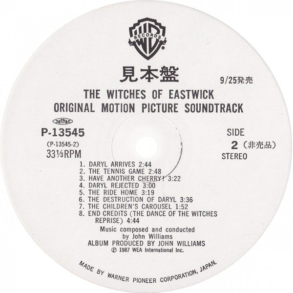 The Witches Of Eastwick (Original Motion Picture Soundtrack)