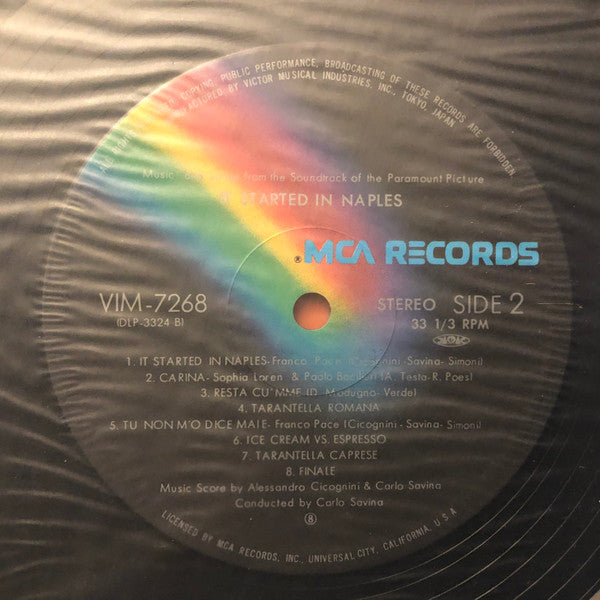 ナポリ湾 = It Started In Naples (Original Motion Picture Soundtrack)