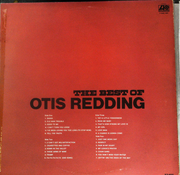 The Best Of Otis Redding = ベスト・オブ・オーティス・レディング