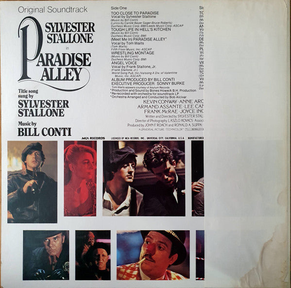 Master Release: Paradise Alley by Bill Conti