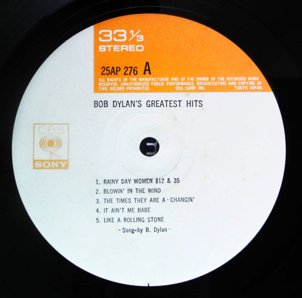 Bob Dylan's Greatest Hits