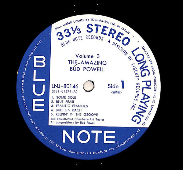 The Amazing Bud Powell, Vol. 3 - Bud!