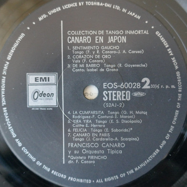 Canaro En Japón (Collection De Tango Inmortal)