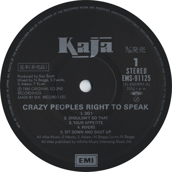 Crazy Peoples Right To Speak