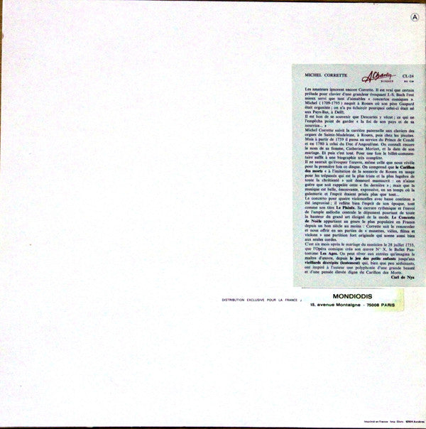 Le Ballet Des Ages, 2e Concerto De Noëls, Le Phénix, Carillon Des Morts