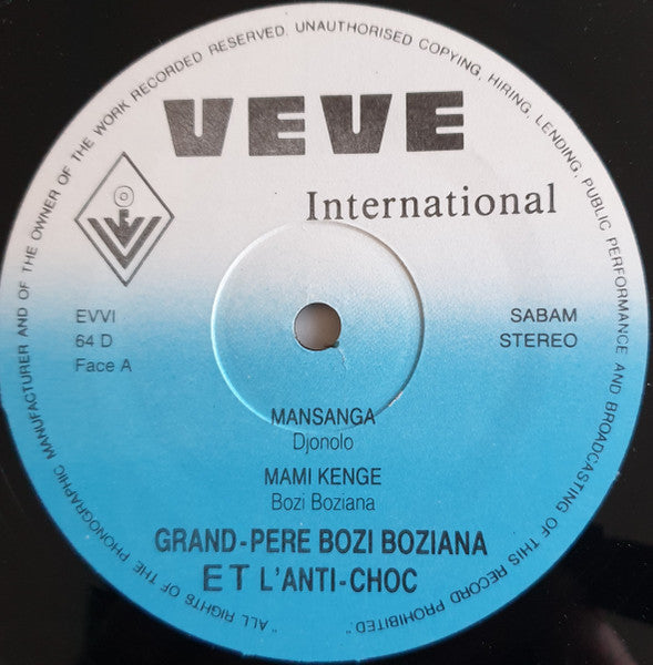 Anti-Choc Du Grand-Père Bozi Boziana