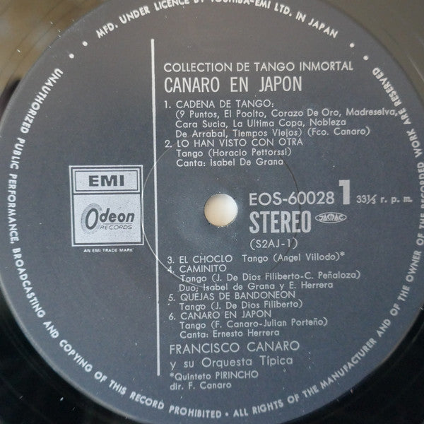Canaro En Japón (Collection De Tango Inmortal)