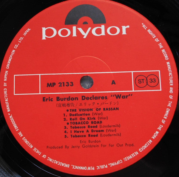 Eric Burdon Declares "War"