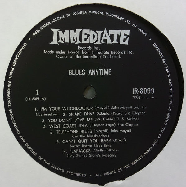 Blues Anytime: An Anthology Of British Blues