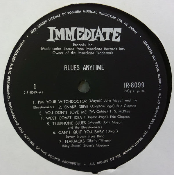 Blues Anytime: An Anthology Of British Blues