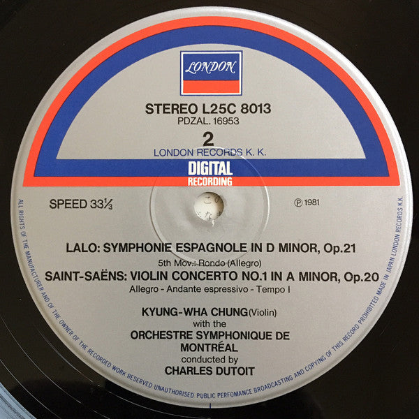 Lalo: Symphonie Espagnole • Saint Saëns: Violin Concerto No.1