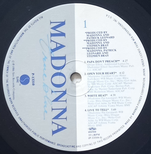 True Blue = トゥルー・ブルー