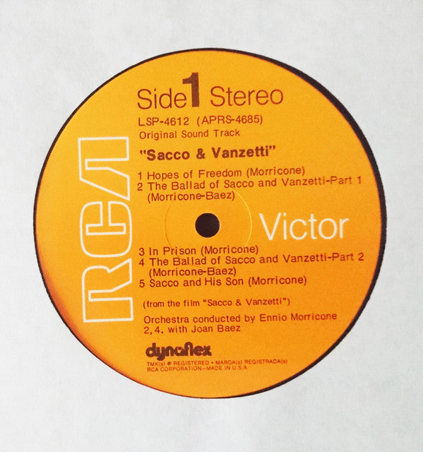 Sacco & Vanzetti (An Original Soundtrack Recording)