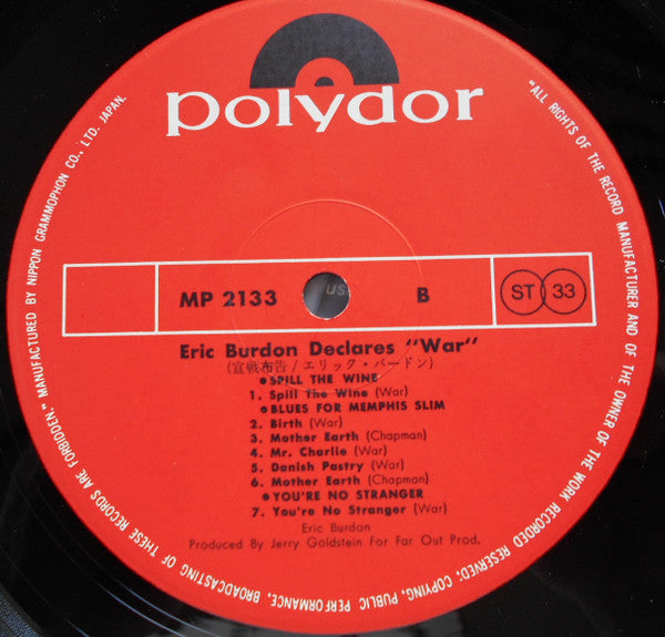 Eric Burdon Declares "War"