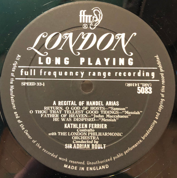 A Recital Of Bach And Handel Arias