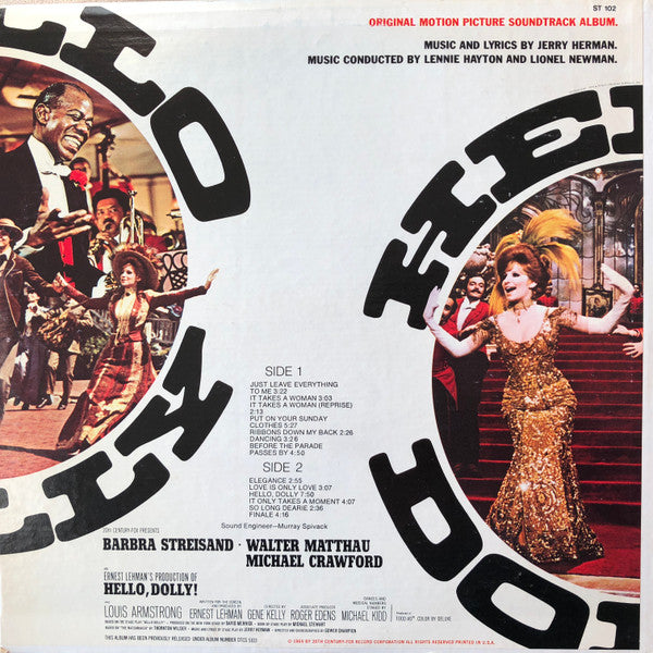 Hello, Dolly! (Original Motion Picture Soundtrack Album)