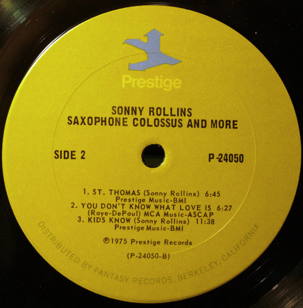 Saxophone Colossus And More